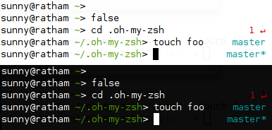 My "fishy" theme for oh-my-zsh.