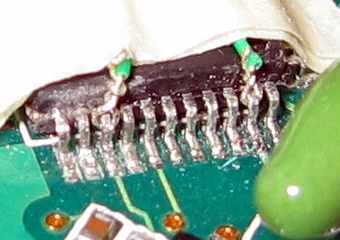 Knots around microcontroller pins