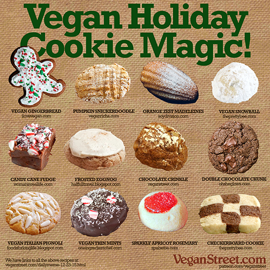 "Vegan holiday cookie magic!" by VeganStreet.com